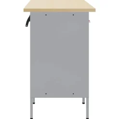New vidaXL Arbetskabinett med låda 4 pcs och Grå 200 x 55 x 85 cm Svart