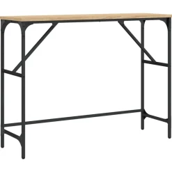 vidaXL Avlastningsbord sonoma-ek 100x32x75 cm konstruerat trä