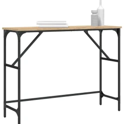 vidaXL Avlastningsbord sonoma-ek 100x32x75 cm konstruerat trä