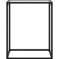 Online vidaXL Avlastningsbord 60x35x75 cm härdat glas Transparent
