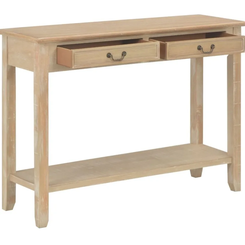 vidaXL Avlastningsbord 110x35x80 cm trä