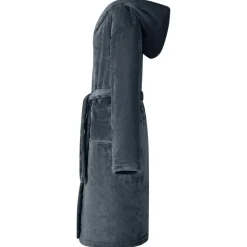 vidaXL Badräkt Hoodie Mörkblå s Flanell
