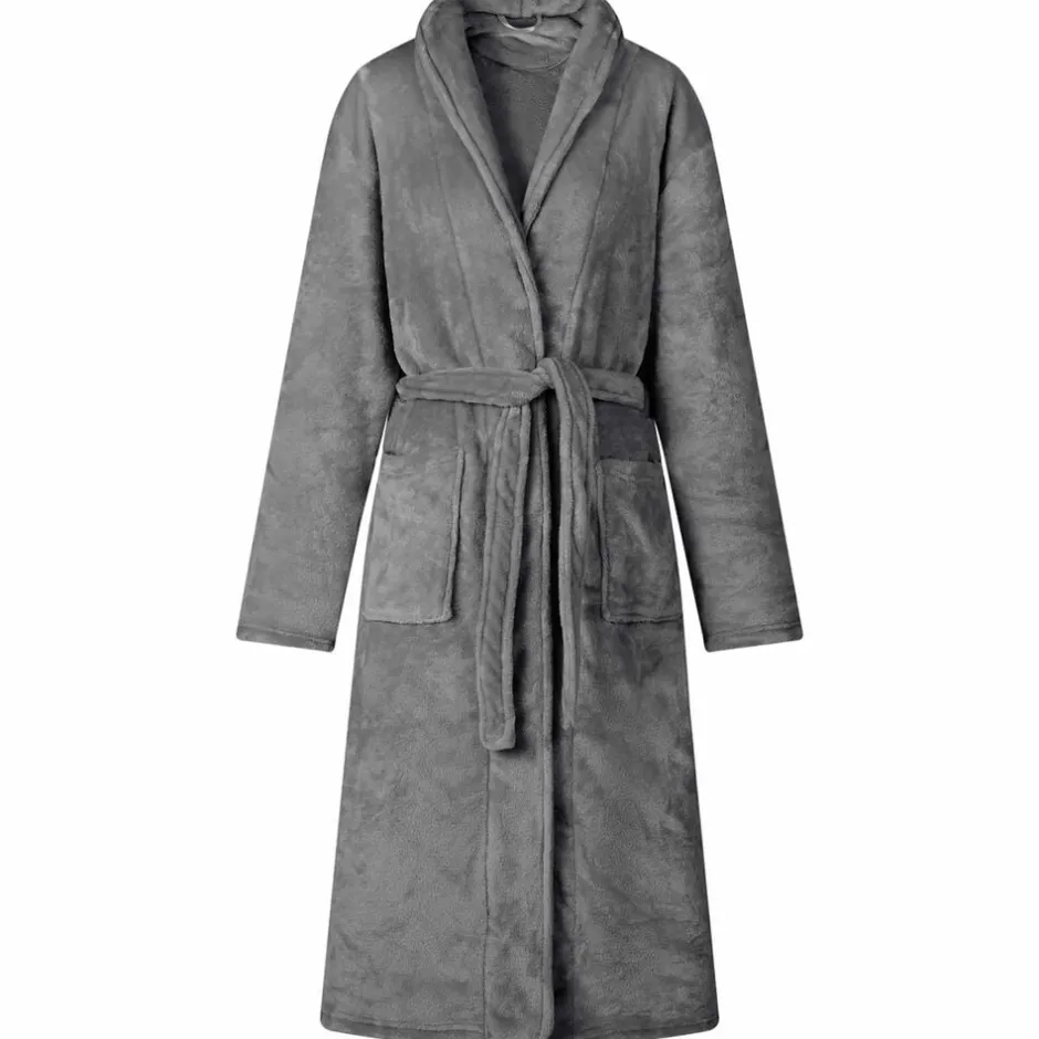 Clearance vidaXL Badrock Utan Huva s Flanell Mörkgrå