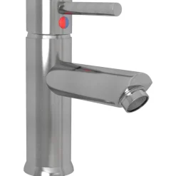 vidaXL Badrumsblandare silver 130x176 mm