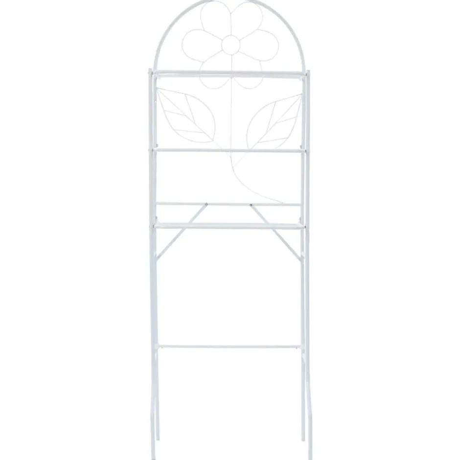 Outlet vidaXL Badrumshylla 60x33x174 cm Vit