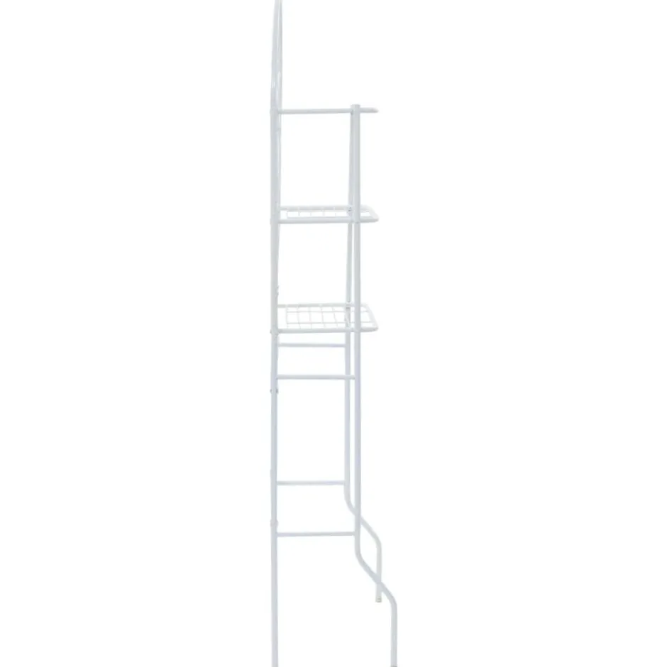 Outlet vidaXL Badrumshylla 60x33x174 cm Vit