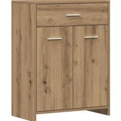vidaXL Badrumsskåp artisan ek 60x33x80 cm konstruerat trä