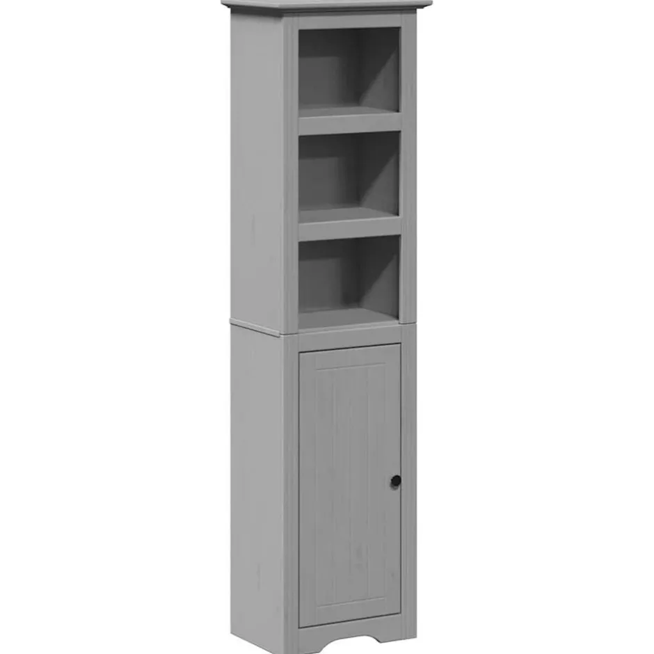 Outlet vidaXL Badrumsskåp BODO 44x30x160 cm Grå
