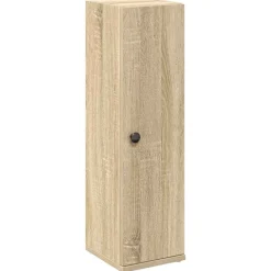vidaXL Badrumsskåp med rullhållare sonoma-ek 20,5x22x72 cm