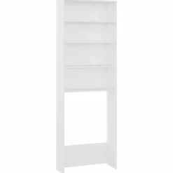 vidaXL Badrumsskåp vit 64x24x190 cm