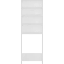 vidaXL Badrumsskåp vit 64x24x190 cm