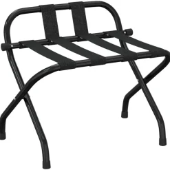 Hot vidaXL Bagagehylla med ryggstöd 56x39x52 cm Svart