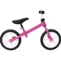 vidaXL Balanscykel 9,5 tum rosa