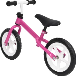vidaXL Balanscykel 9,5 tum rosa