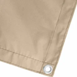 vidaXL Balkong Skärm 90 x 200 cm PU-belagt oxford alu Beige
