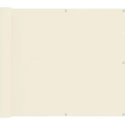 Best vidaXL Balkong Skärm 100 x 200 cm Oxford Tyg Kräm