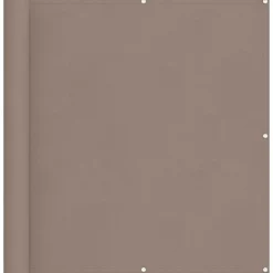 Best vidaXL Balkong Skärm 110 x 600 cm Oxford Tyg Taupe