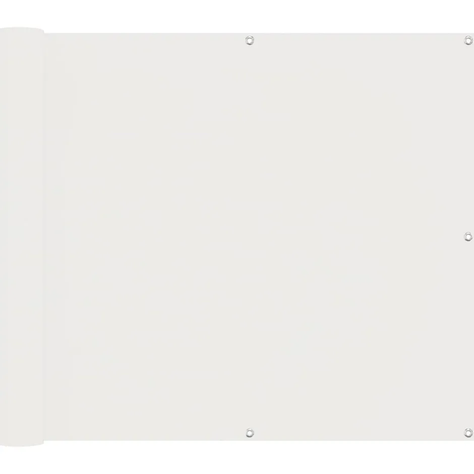 Outlet vidaXL Balkong Skärm 100 x 700 cm Oxford Tyg Vit