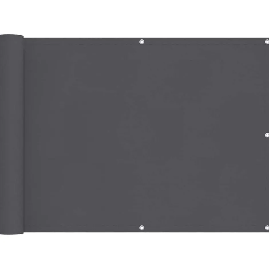 Sale vidaXL Balkongskärm oxfordtyg 75 x 400 cm Antracit