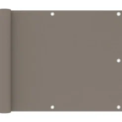 New vidaXL Balkongskärm 75x300 cm oxfordtyg Taupe