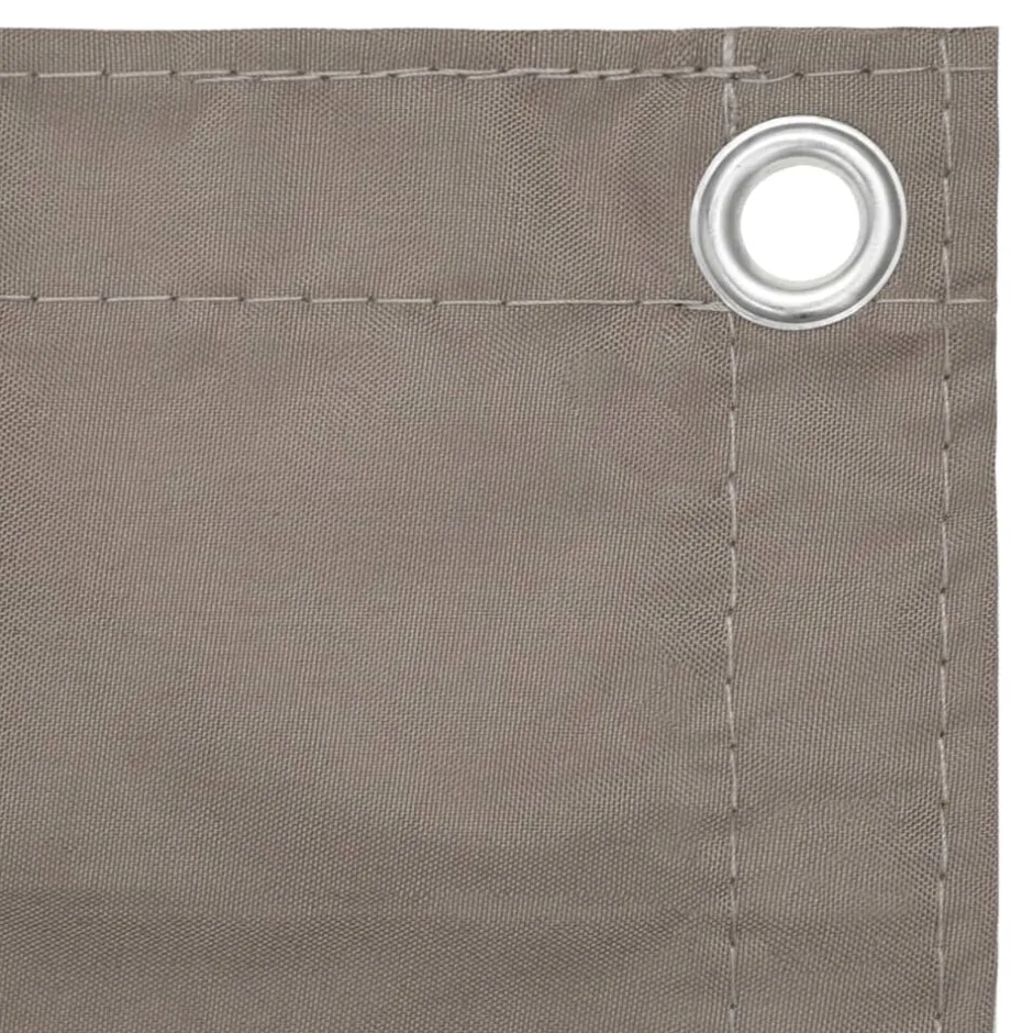 New vidaXL Balkongskärm 75x300 cm oxfordtyg Taupe