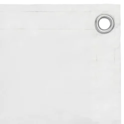 vidaXL Balkongskärm vit 75x300 cm oxfordtyg