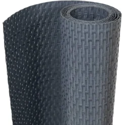 Clearance vidaXL Balkongskärmar 5 st 255x19 cm konstrottning Antracit