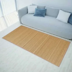 vidaXL Bambumatta 100x160 cm brun
