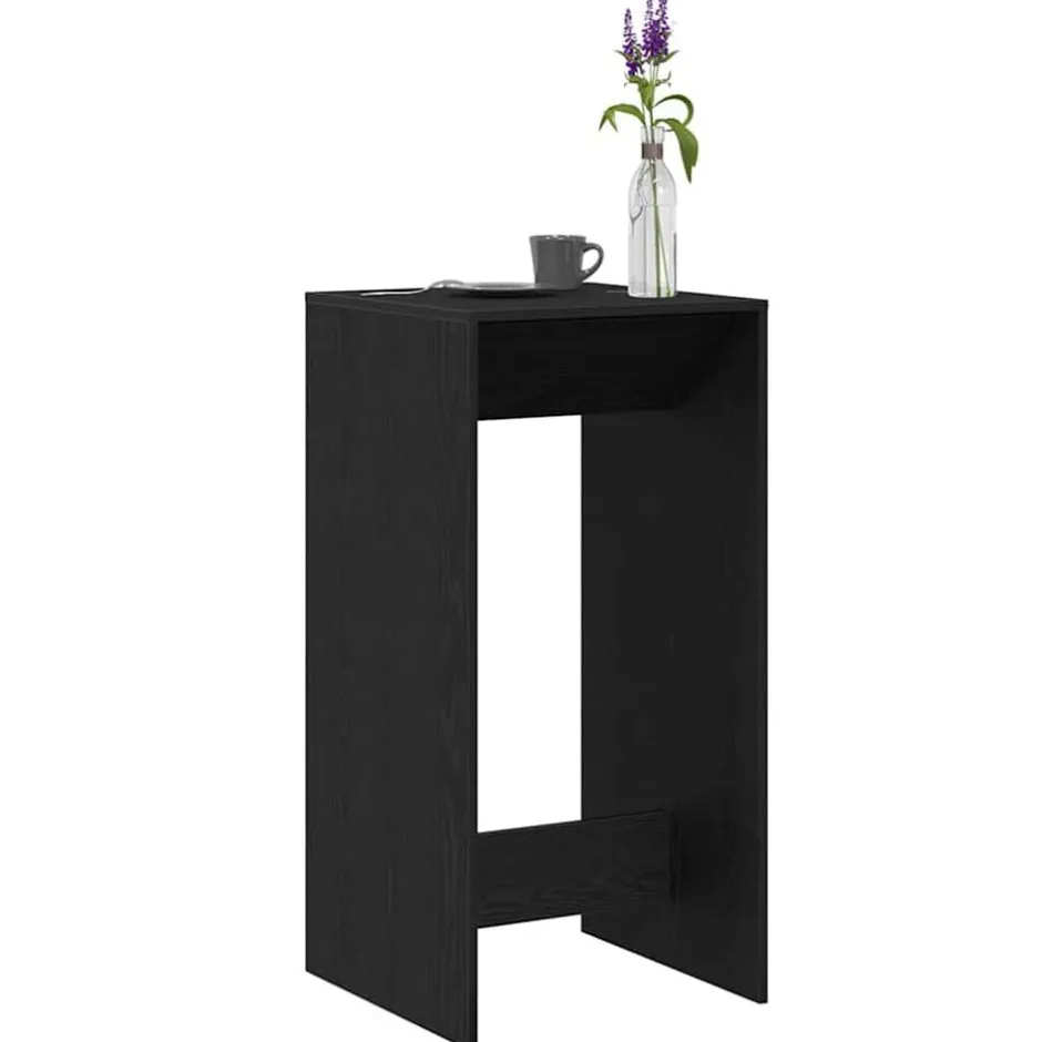 Clearance vidaXL Barbord 51 x 50 x 103,5 cm Konstruerat trä Svart ek