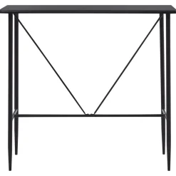 Hot vidaXL Barbord 120x60x110 cm MDF Svart