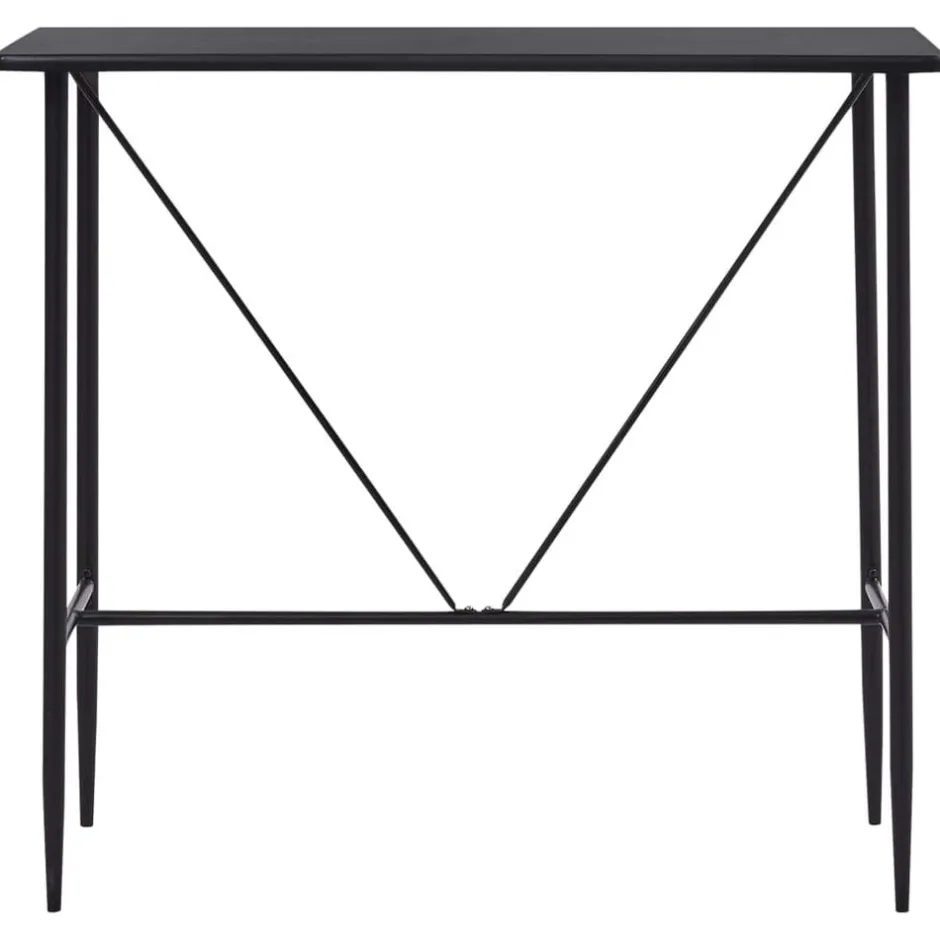 Hot vidaXL Barbord 120x60x110 cm MDF Svart