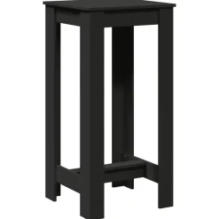 vidaXL Barbord svart 51x50x103,5 cm konstruerat trä