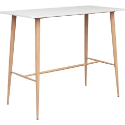 vidaXL Barbord vit 120x60x105 cm