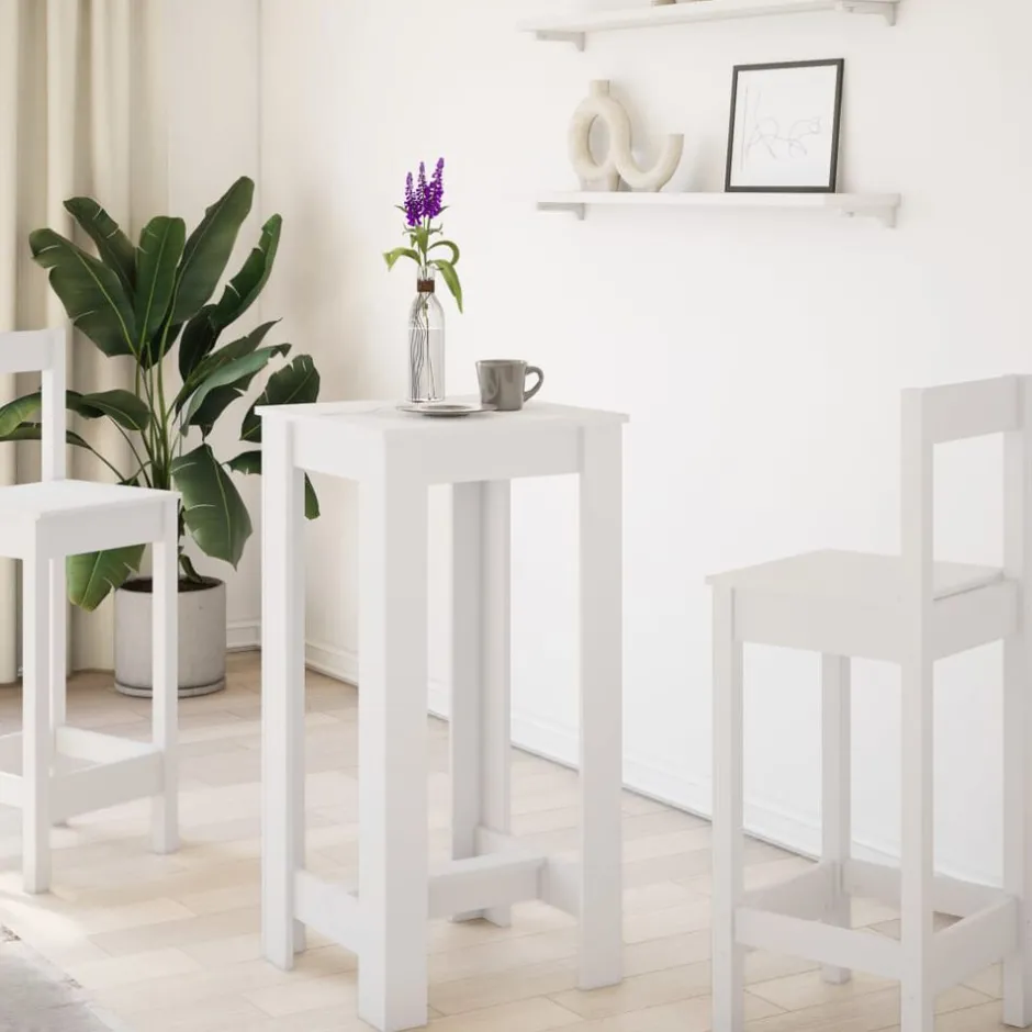 Sale vidaXL Barbord 51x50x103,5 cm konstruerat trä Vit