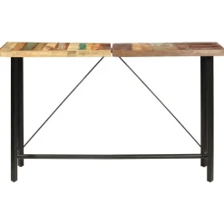 vidaXL Barbord 180x70x107 cm massivt återvunnet trä