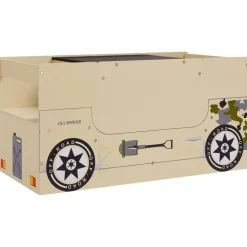 vidaXL Barnbord och stolar 3 delar terrängbil MDF