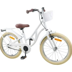 vidaXL Barncykel 20 Tum 6-11 Vit