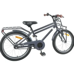 Sale vidaXL Barncykel 18 Tum för 5-7 år gamla Mörkgrå