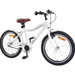 Clearance vidaXL Barncykel 18 Tum för 5-7 år gamla vit