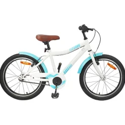 vidaXL Barncykel 18 Tum för 5-7 år gamla Ljusblå