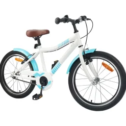vidaXL Barncykel 18 Tum för 5-7 år gamla Ljusblå