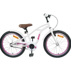 Online vidaXL Barncykel 18 Tum för 5-7 år gamla Vit