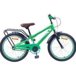Hot vidaXL Barncykel 18 Tum för 5-7 år gamla Grön
