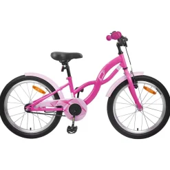 Clearance vidaXL Barncykel 18 Tum för 5-7 år gamla Mörk Rosa