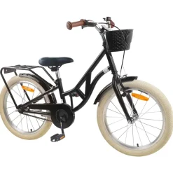 vidaXL Barncykel 20 Tum för 6-11 år gamla Svart