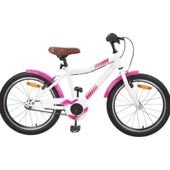 vidaXL Barncykel 18 Tum för 5-7 år gamla Rosa