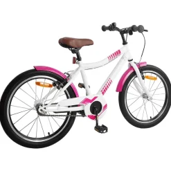 vidaXL Barncykel 18 Tum för 5-7 år gamla Rosa