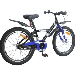 Outlet vidaXL Barncykel 18 Tum för 5-7 år gamla Svart