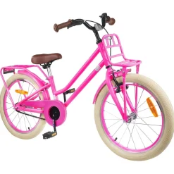 Best vidaXL Barncykel 18 Tum för 5-7 år gamla Mörk Rosa