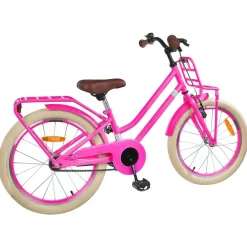 Best vidaXL Barncykel 18 Tum för 5-7 år gamla Mörk Rosa